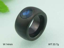 Stainless Steel Stone&Crystal Ring