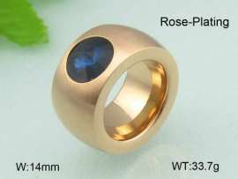 Stainless Steel Stone&Crystal Ring