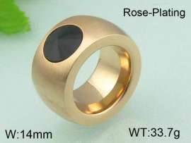 Stainless Steel Stone&Crystal Ring