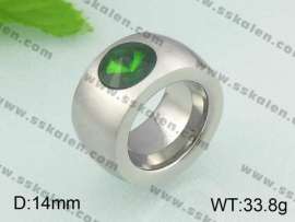 Stainless Steel Stone&Crystal Ring