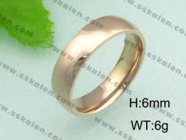 Stainless Steel Gold-plating Ring