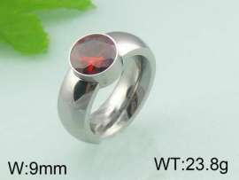 Stainless Steel Stone&Crystal Ring