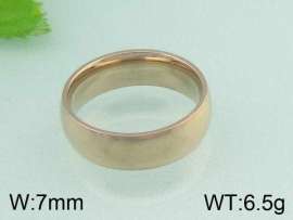 Stainless Steel Gold-plating Ring