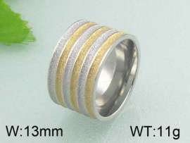 Stainless Steel Gold-plating Ring
