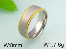 Stainless Steel Gold-plating Ring