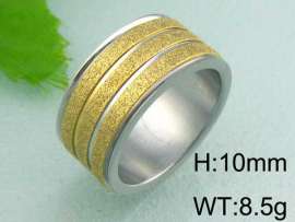 Stainless Steel Gold-plating Ring