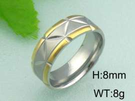Stainless Steel Gold-plating Ring