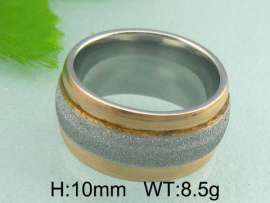 Stainless Steel Gold-plating Ring