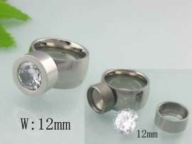 Stainless Steel Stone&Crystal Ring