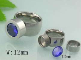 Stainless Steel Stone&Crystal Ring