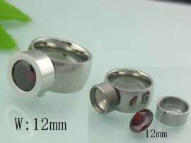 Stainless Steel Stone&Crystal Ring