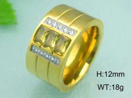 Stainless Steel Gold-plating Ring