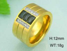 Stainless Steel Gold-plating Ring