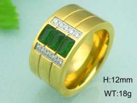 Stainless Steel Gold-plating Ring