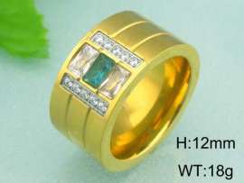 Stainless Steel Gold-plating Ring
