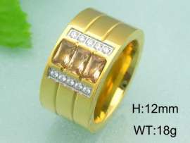 Stainless Steel Gold-plating Ring