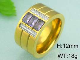 Stainless Steel Gold-plating Ring
