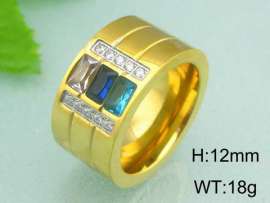 Stainless Steel Gold-plating Ring