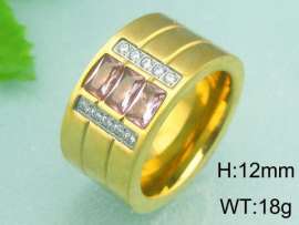 Stainless Steel Gold-plating Ring