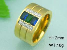 Stainless Steel Gold-plating Ring