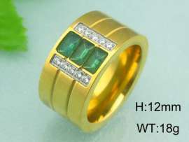 Stainless Steel Gold-plating Ring