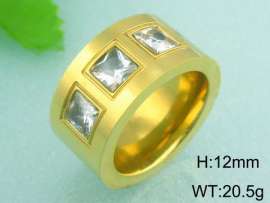 Stainless Steel Gold-plating Ring