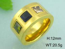 Stainless Steel Gold-plating Ring