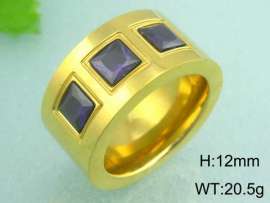 Stainless Steel Gold-plating Ring