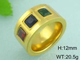 Stainless Steel Gold-plating Ring