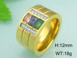 Stainless Steel Gold-plating Ring
