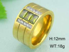 Stainless Steel Gold-plating Ring