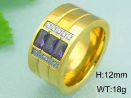 Stainless Steel Gold-plating Ring