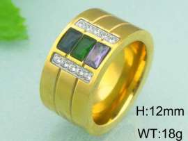 Stainless Steel Gold-plating Ring