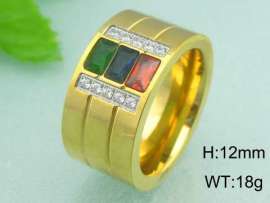 Stainless Steel Gold-plating Ring