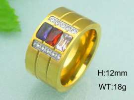 Stainless Steel Gold-plating Ring