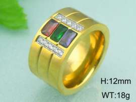 Stainless Steel Gold-plating Ring