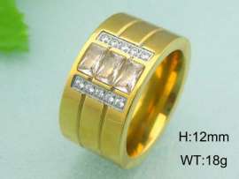 Stainless Steel Gold-plating Ring