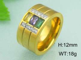 Stainless Steel Gold-plating Ring