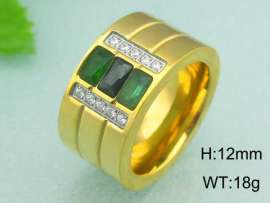 Stainless Steel Gold-plating Ring