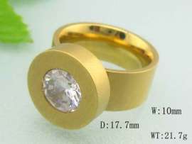 Stainless Steel Gold-plating Ring