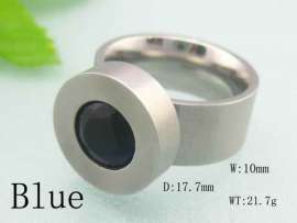 Stainless Steel Stone&Crystal Ring