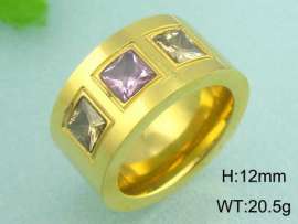 Stainless Steel Gold-plating Ring