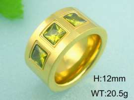 Stainless Steel Gold-plating Ring