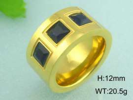 Stainless Steel Gold-plating Ring