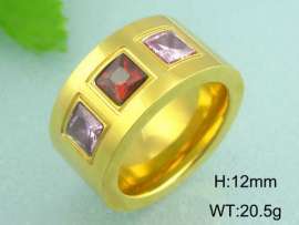 Stainless Steel Gold-plating Ring