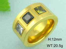 Stainless Steel Gold-plating Ring