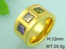 Stainless Steel Gold-plating Ring