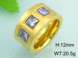 Stainless Steel Gold-plating Ring