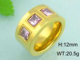Stainless Steel Gold-plating Ring