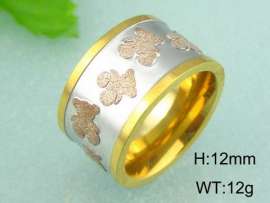 Stainless Steel Gold-plating Ring
